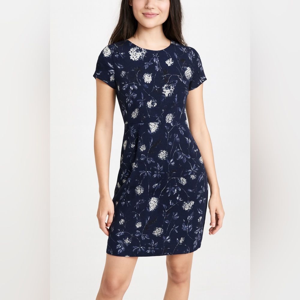 Blue flowered CLUB MONACO dress in size 2